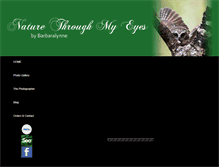 Tablet Screenshot of naturethroughmyeyes.com
